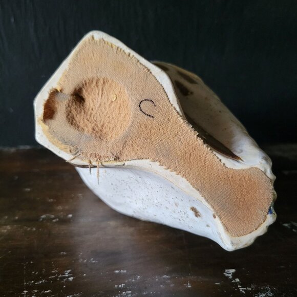 Vintage Andersen Design Maine Studio Pottery Screech Owl 7" Sculpture Figurine - Picture 7 of 7